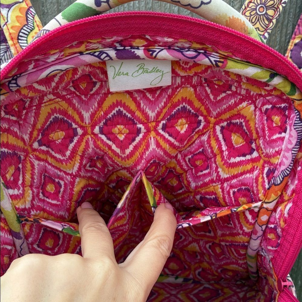 Vera Bradley Multicolor Patterned Backpack - Picture 3 of 16